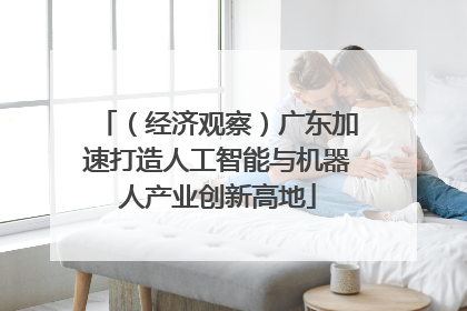 （经济观察）广东加速打造人工智能与机器人产业创新高地