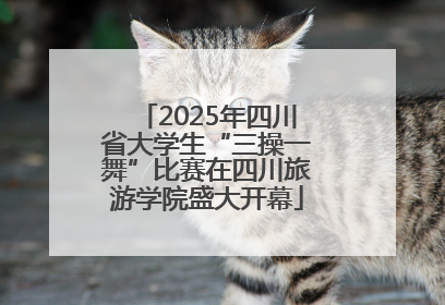 2025年四川省大学生“三操一舞”比赛在四川旅游学院盛大开幕