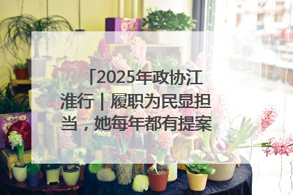 2025年政协江淮行｜履职为民显担当，她每年都有提案被评为“优秀”