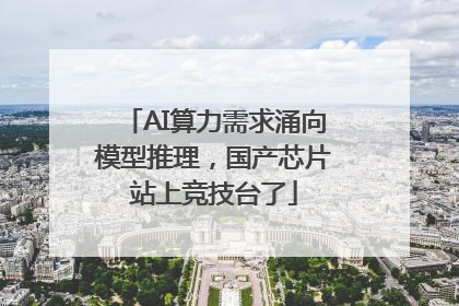 AI算力需求涌向模型推理，国产芯片站上竞技台了