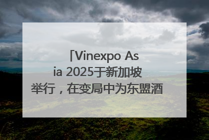 Vinexpo Asia 2025于新加坡举行，在变局中为东盟酒饮贸易指明方向